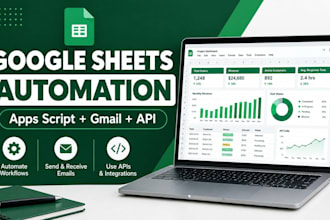 automate google sheets with apps script, gmail, forms and api integrations