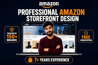 design a professional amazon brand store and storefront for your brand