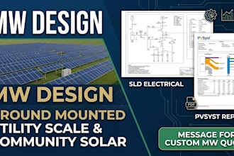 design your mw design for ground mounted utility scale community solar