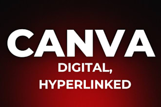 design digital planner for you on canva