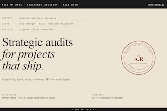 provide a strategic audit for your arma reforger