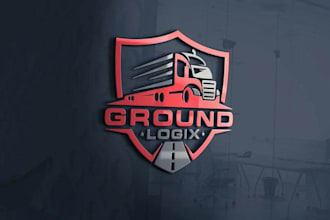 design strong industrial, machinery and heavy equipment logo