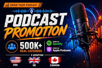 do organic spotify and apple podcast promotion