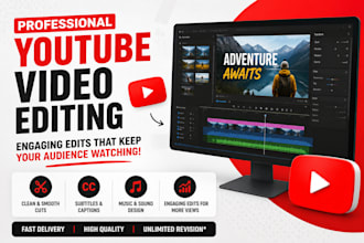 do professional video editing, youtube video editing