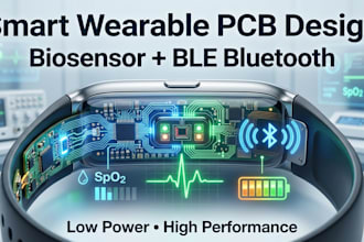 design smart health wearable pcb biosensor ble bluetooth low power