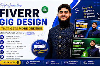 design high converting fiverr gig thumbnail or gig image