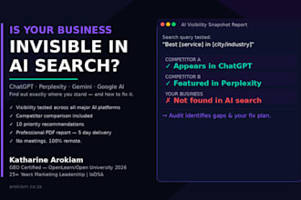 audit your visibility in chatgpt, perplexity and ai search