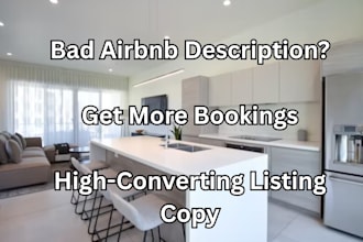write a high converting airbnb listing description to boost bookings