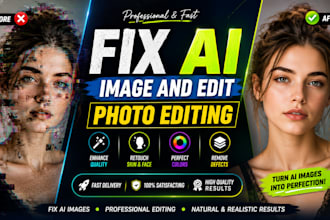 fix ai image, repair ai generations, photo editing, upscale