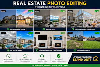 real estate photo hand blending hdr flambient