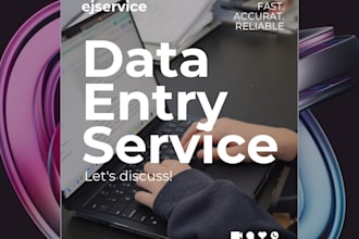 do accurate data entry