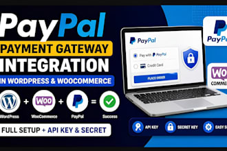 fix wordpress bugs, integrate woocommerce, paypal or stripe API, payment gateway