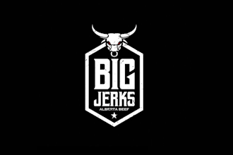 design eye catching thriving beef jerky business logo
