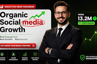 grow your social media with engaging posts and content strategy