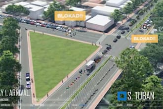 create 3d event audience flow and venue layout visualization