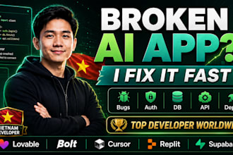 fix ai generated app bugs database auth API and deployment