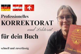 proofread your german book or novel