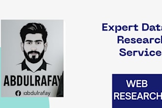 do professional internet research for any business