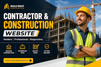 create a professional general contractor website