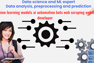 python data science and ml expert data analysis, preprocessing and prediction