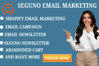setup seguno shopify email automation flow email campaign newsletter