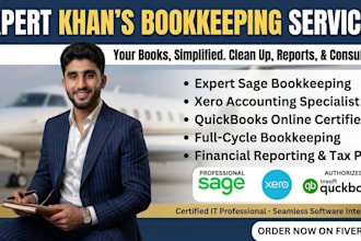 do bookkeeping in xero quickbooks sage and financial statements