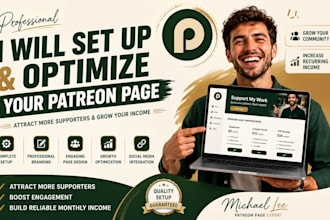 set up and optimize your patreon page