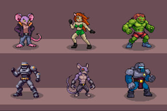 design a pixel art character