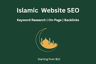 do SEO for islamic websites and quran academies