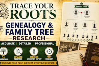 do detailed genealogy and family tree research