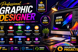 design a profectional poster, flyer, logo and banner