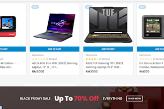 develop a custom PHP laravel website, CRM, wordpress or ecommerce system
