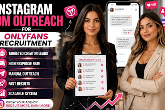 do instagram dm outreach for onlyfans recruitment for your agency