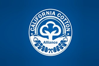 design glamorous california cotton alliance logo