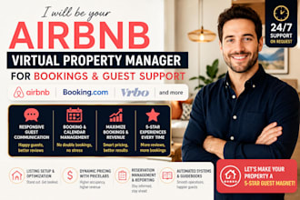 be airbnb vrbo virtual property manager for houfy bookings and guest support