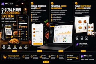 build qr code restaurant menu with admin dashboard