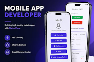 build your flutter mobile app for ios and android