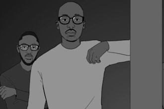 2d music video animation, 2d cartoon video animation, 2d animation ,2d character