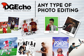 do editing, retouching, and manipulate photo or image