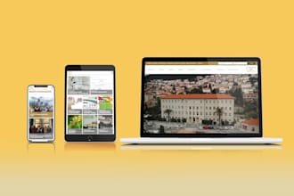 create a custom built web site for you
