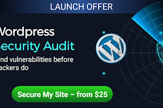do a wordpress security audit and deliver a clear vulnerability report