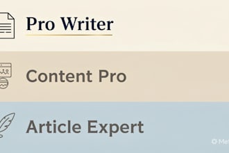 write professional articles, reports and blogs