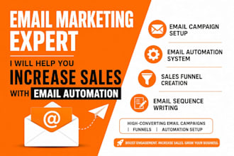 setup email marketing, automation, design landing page, getresponse, mailchimp