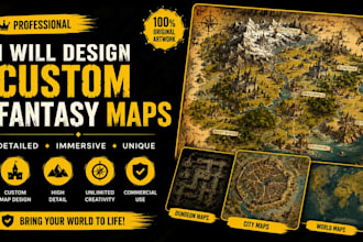 design fantasy world maps