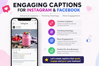 write engaging captions for instagram and facebook posts