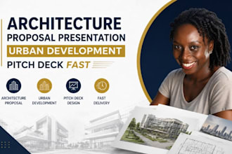 design architecture proposal presentation, urban development pitch deck fast