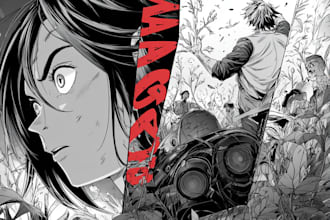 create manga comic pages and graphic