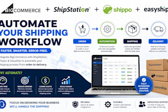 configure bigcommerce shipping flow automation with shipstation shippo easyship