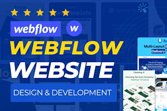 create stunning webflow sites, optimized seo, fast loading