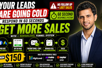 build a gohighlevel lead generation funnel with instant follow up